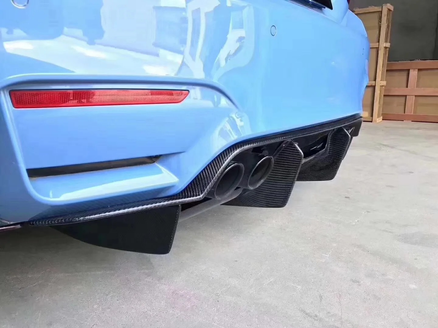 Carbon Body Kit PSM Style Front Lip Rear Diffuser Side Skirt Spoiler 2014-2020